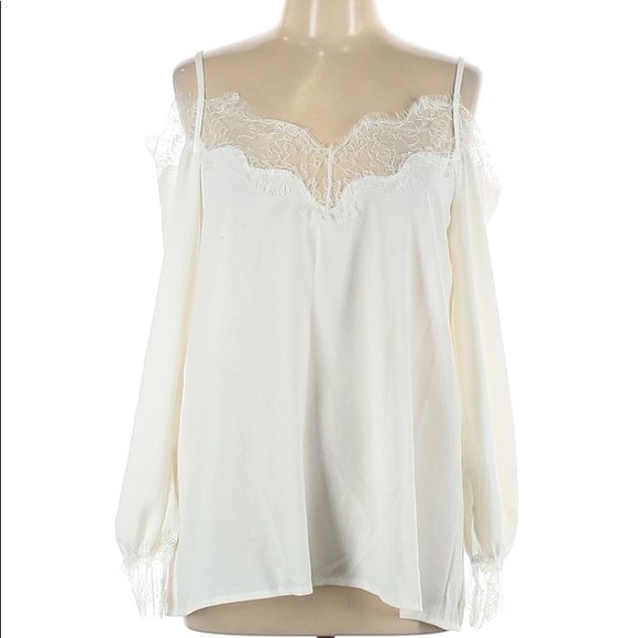 New White Lace Boho Top - Picture 6 of 6